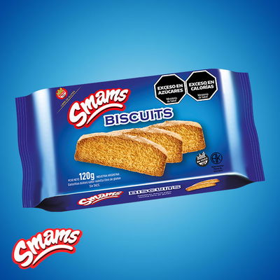 BISCUIT SMAMS SIN GLUTEN 120GR