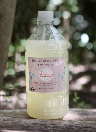 DETERGENTE BIODEGRADABLE, ROPA Y VAJILLA x 1 lt