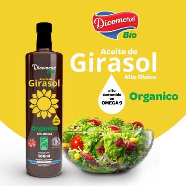Aceite de Girasol Orgánico DICOMERE 500ML