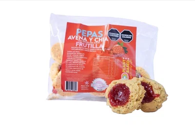 PEPAS FRUTILLA AVENA Y CHIA RINCON VEGANO 180GR
