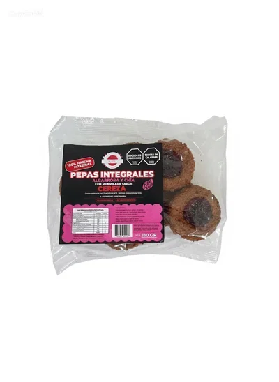 PEPAS INTEGR, ALGARROBA Y MERM. CEREZA RINCON VEGANO 180GR