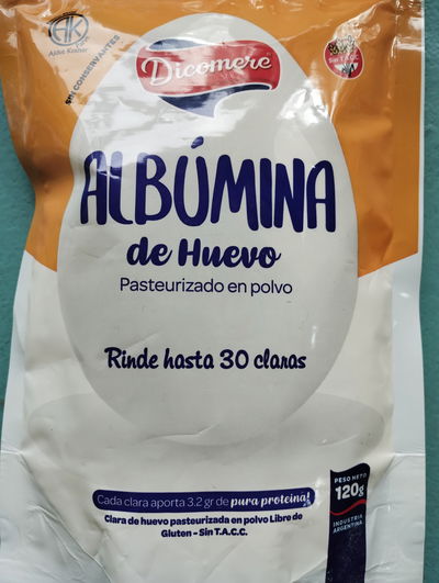 ALBUMINA DE HUEVO EN POLVO DICOMERE 120GR