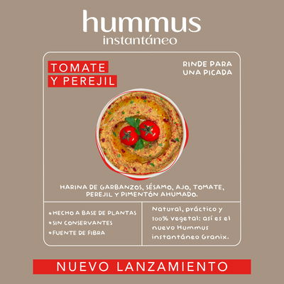 HUMMUS INSTANTANEOS GRANIX X 100 GR