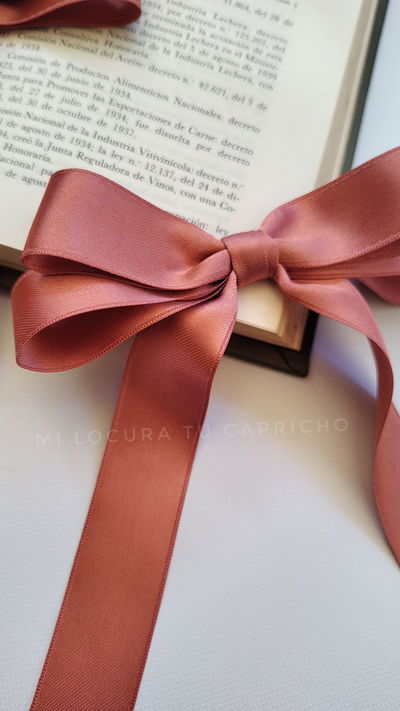 Lazo coquette rosa viejo
