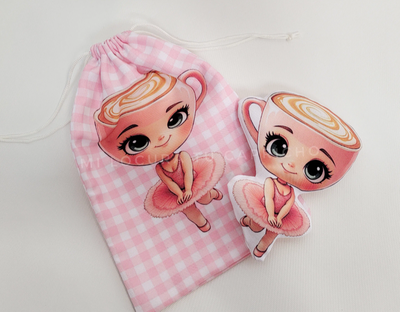 Tela Bolsita con muñeco