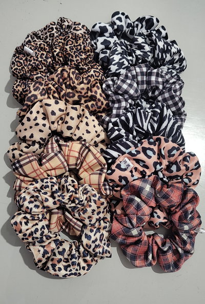 Docena de scrunchies medianos