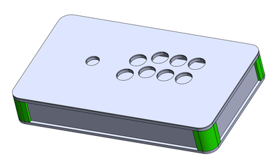 Caja Arcade Stick Vewlix - Perfil Medio