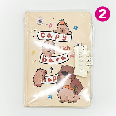 CUADERNO A5 CAPIBARA CON COMBINACION