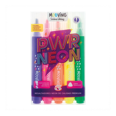RESALTADORES PWR MOOVING NEON X5 U