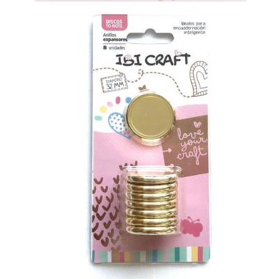 DISCOS IBI CRAFT DE EXPANSION 32MM GOLD