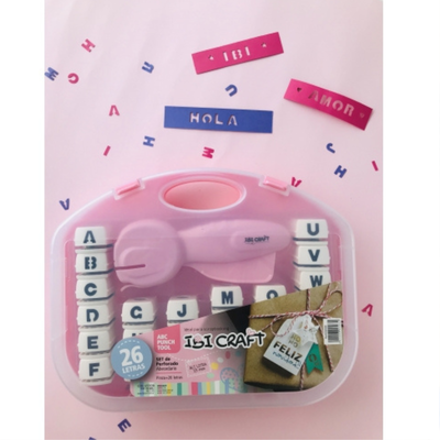 SET IBI CRAFT VALIJA ALFABETO 26 LETRAS