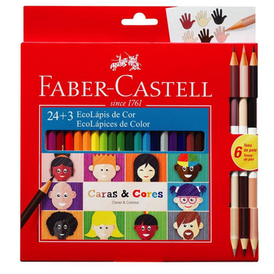 LAPICES DE COLORES FABER-CASTELL X 24 COLORES