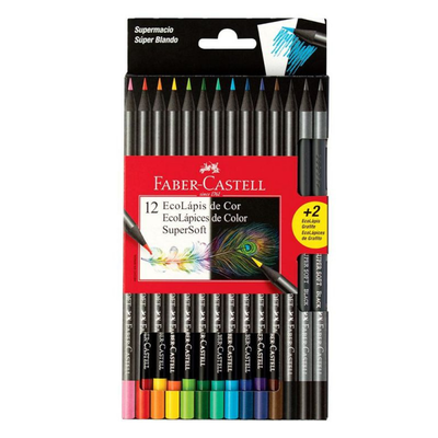 LAPICES DE COLORES FABER CASTELL X 12 SUPER S