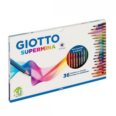 LAPICES DE COLORES GIOTTO SUPERMINA X 36 LARGOS