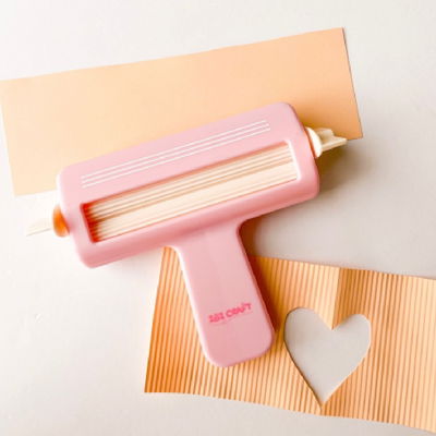 CORRUGADORA DE PAPEL IBICRAFT ROSA (11 CM ANCHO)