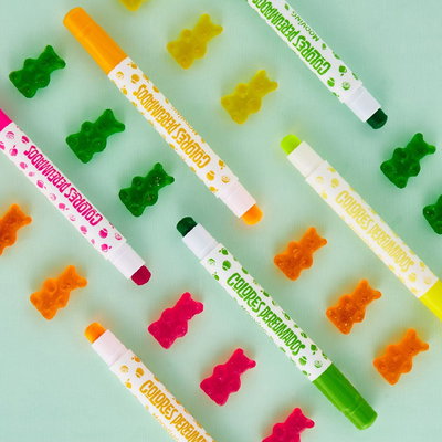 RESALTADORES MOOVING GEL NEON PERFUMADOS CON AROMA X4 U