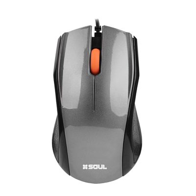 MOUSE USB SOUL OFFICE M150 GRIS