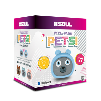 PARLANTE SOUL BT TWS IBEAR C/LUZ VERDE