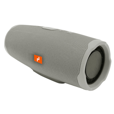 PARLANTE NOGA BLUETOOTH BT674GR RESISTENTE AL AGUA PLATEADO