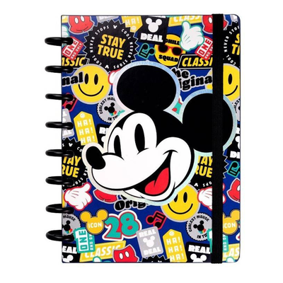 CUADERNOS A DISCO A5 MOOVING LOOP MICKEY MOUSE