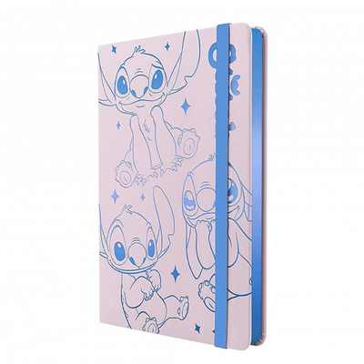 CUADERNO MOOVING NOTES STITCH A5 X 80 HJS RAYADO