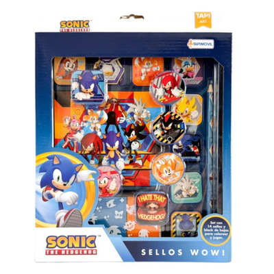 SET DE SELLOS TAPIMOVIL SONIC WOW
