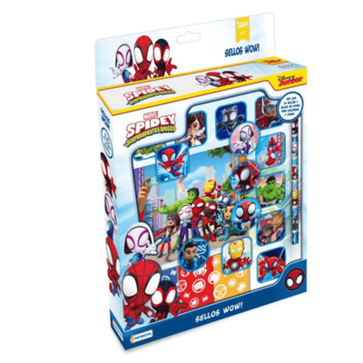 SET DE SELLOS TAPIMOVIL SPIDEY AF SELLOS WOW