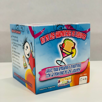 JUEGO DE CIENCIAS CURIOSOS KITS SANDWICHES LIQUIDOS