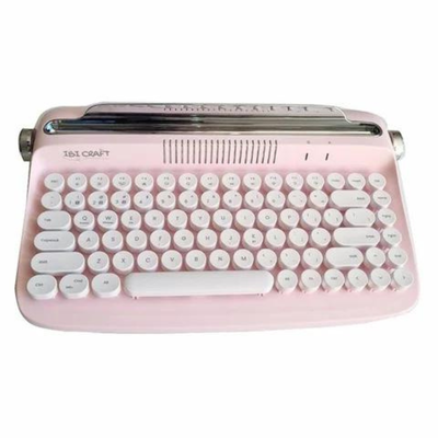 TECLADO IBI CRAFT VINTAGE BUETHOOT PINK