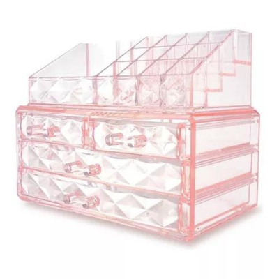 ORGANIZADOR DE ESCRITORIO IBI CRAFTER DIAMOND DESIGN ROSA (990035)