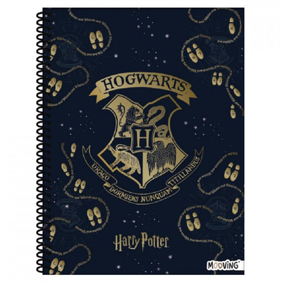 CUADERNO MOOVING 29/7 T. FLEX. X 80 HJS. RAYADO HARRY POTTER