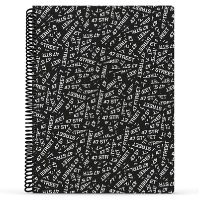 CUADERNO MOOVING 29/7 T. FLEX. X 80 HJS. RAYADO 47 STREET