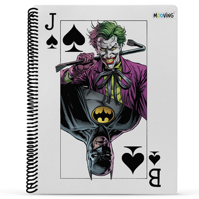 CUADERNO MOOVING 29/7 T. FLEX. X 80 HJS. RAYADO DC COMICS