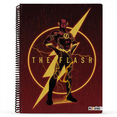 CUADERNO MOOVING 29/7 T. FLEX. X 80 HJS. RAYADO DC COMICS