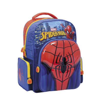 MOCHILA WABRO ESPALDA SPIDERMAN PECHO RELIEVE 16"