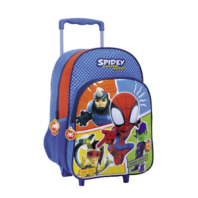 MOCHILA WABRO CARRO SPIDEY VILLANOS 16"