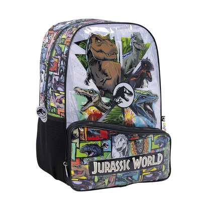 MOCHILA WABRO ESPALDA JURASSIC WORLD 18"