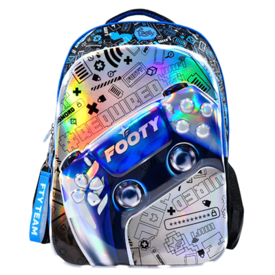 MOCHILA FOOTY ESPALDA CON LUZ LED PLAY 18"