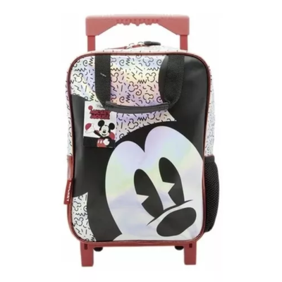 MOCHILA CRESKO CARRITO MICKEY MOUSE HOLOGRAFICA 12"