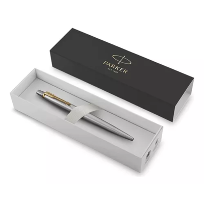 BOLIGRAFO PARKER JOTTER METALICA S.S. GT PLATA