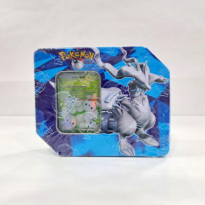 CARTA POKEMON CAJA METAL AZUL