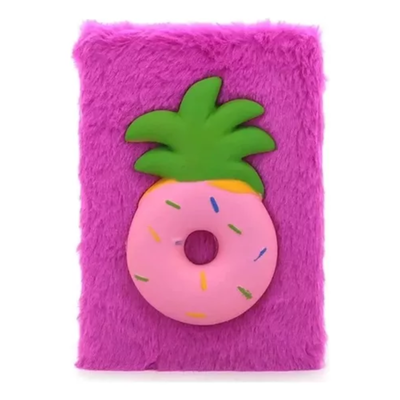 CUADERNO CON SQUEEZY TRENDY FUSCIA