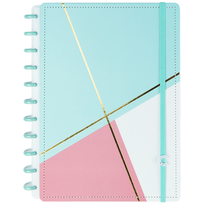 CUADERNO INTELIGENTE A4 CON 60 HOJAS RAYADAS Y 20 LISAS ACQUA GLAM