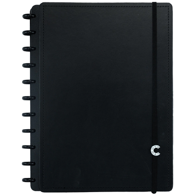 CUADERNO INTELIGENTE A4 CON 60 HOJAS RAYADAS Y 20 LISAS LINEA INTENSO NEGRO