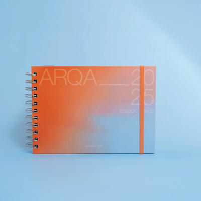 AGENDA 2025 PAPRIKA 15X21 CM SEMANAL HORIZONTAL ESPIRALADA PARA ARQUITECTOS NEON SKY