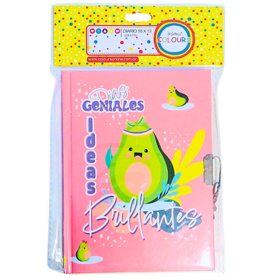 DIARIO INTIMO 13X18CM PALTA COLOURS