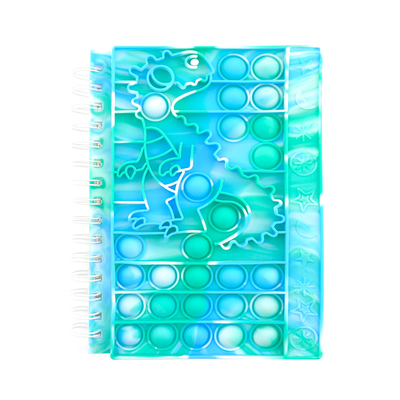 LIBRETA COLOURS A5 POP IT DINO X80HJS RAYADAS
