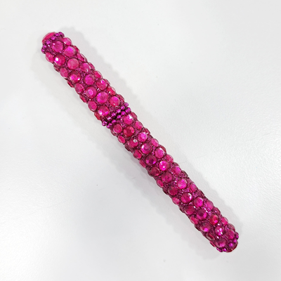 BOLIGRAFO HINDU PASTEL CON GLITTER COLOR ROSA