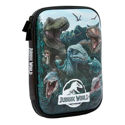 CARTUCHERA MOOVING DE 1 PISO EVA JURASSIC WORLD