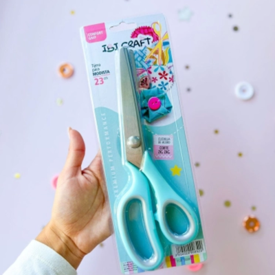 TIJERA IBICRAFT ZIG ZAG PARA MODISTA 23 CM